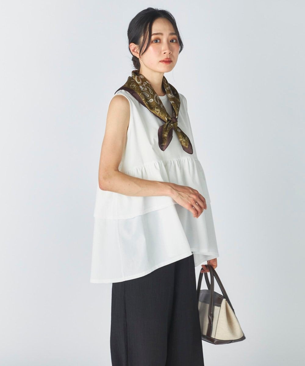 OP／FILA 【Ocean Pacific】らくティブ｜ティアードフリルデザインタンクトップ 