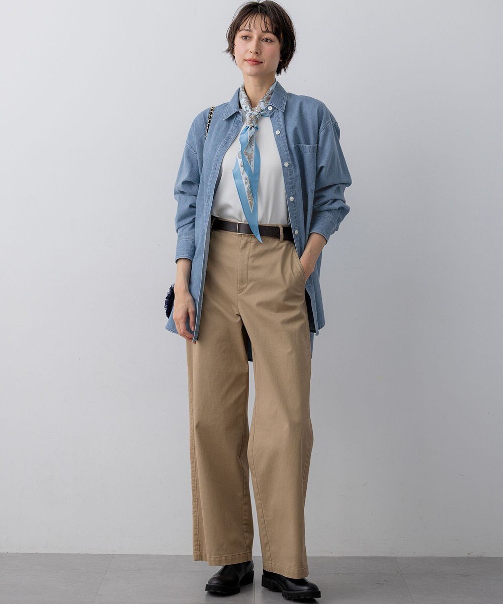 23区 【先行予約】Ericaキャラコ  ペイズリープリント スカーフ 