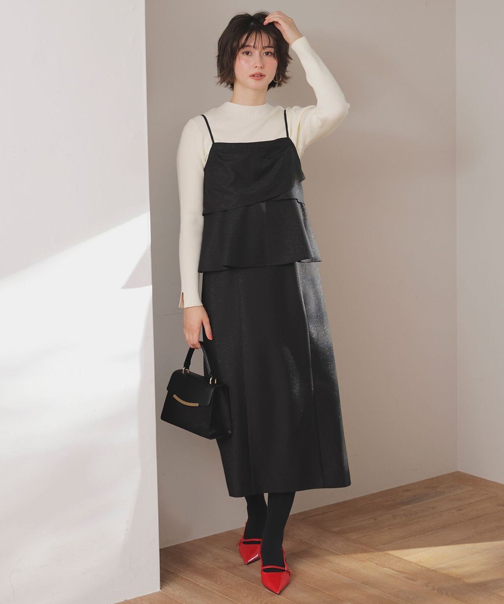 ANY SIS 【2SET】ビスチェ ワンピース × ニット セット 