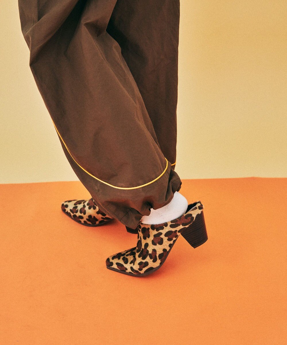 BONTRE 【PRECIEUX JOUET/プレシュウジュエ】ポインテッドカントリーミュール 