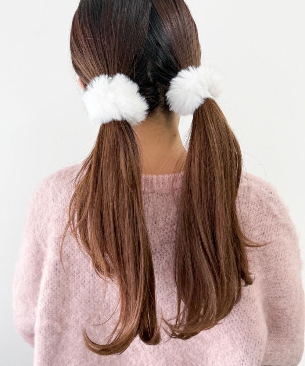 WEGO L2Pファーヘアゴム 