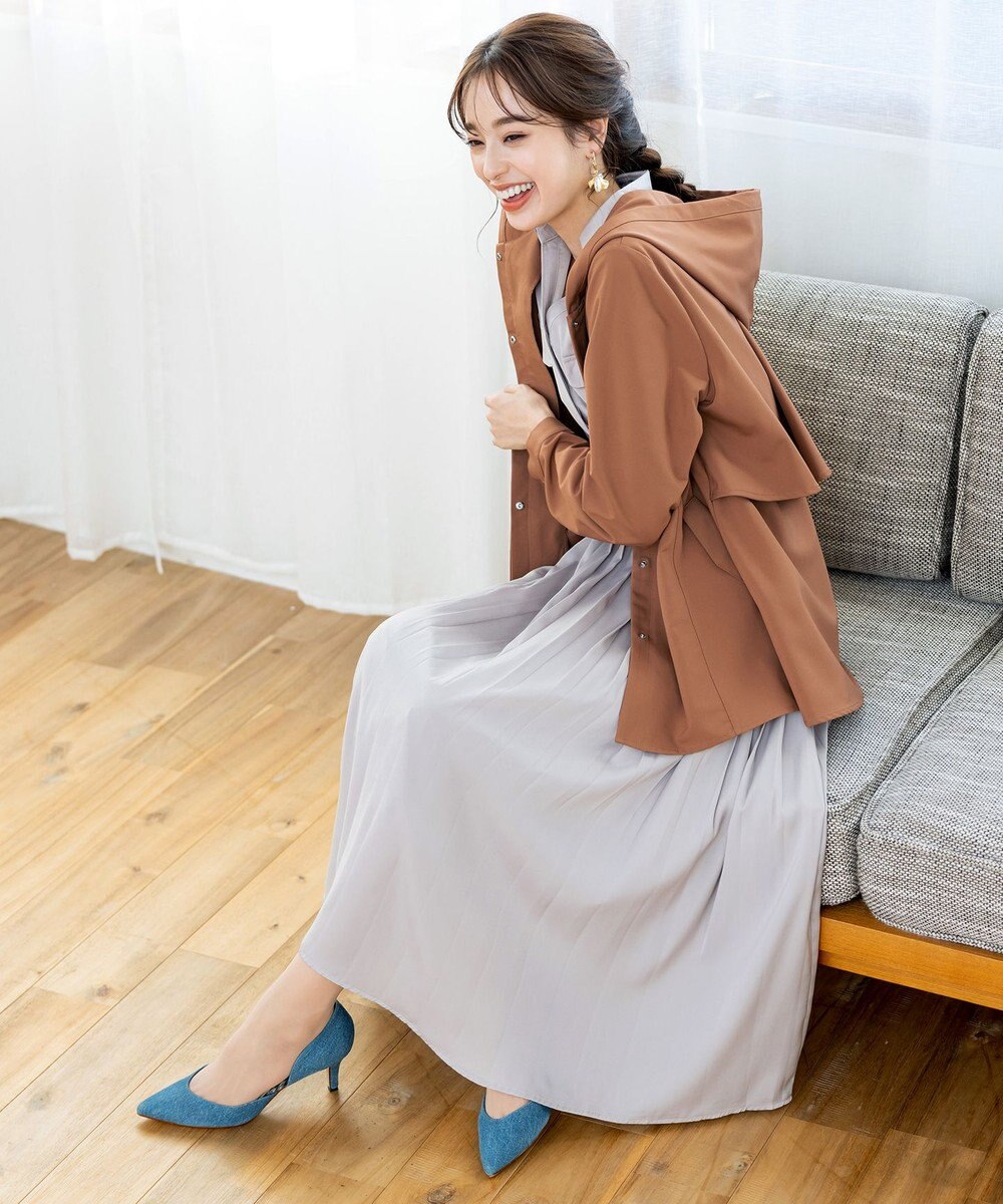 Tiaclasse 【新色追加・洗える】マウンテンフレアパーカー 