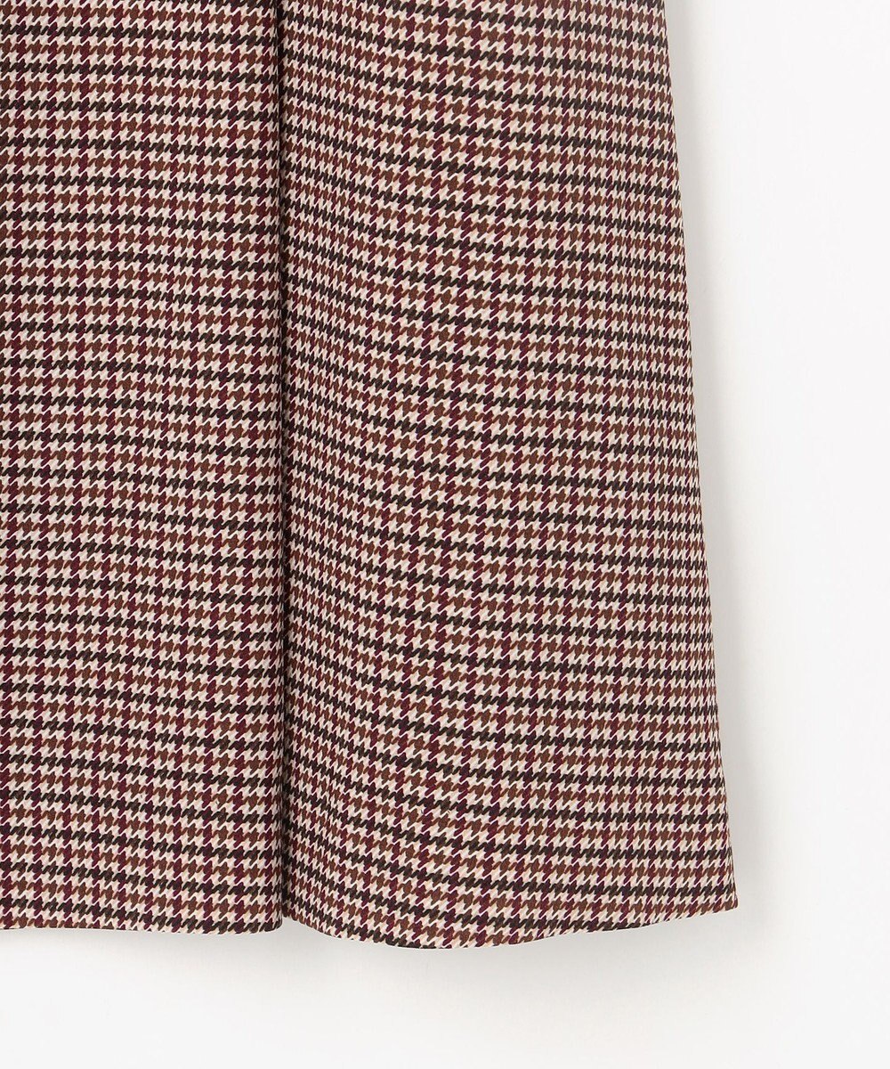 J.PRESS LADIES デシンハウンドトゥースプリント スカート 