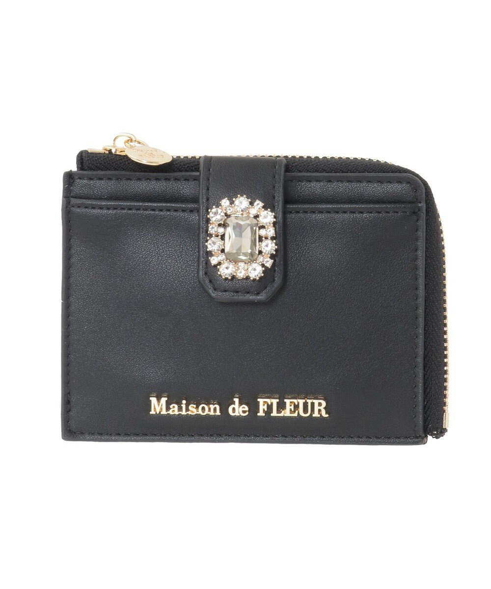 Maison de FLEUR 配色ビジューフラグメントケース 