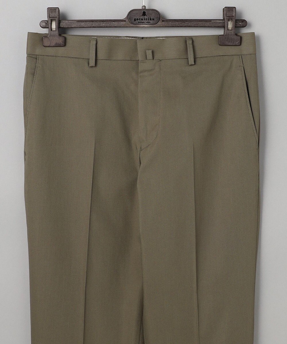GOTAIRIKU 仕事で着られる綿パン【吸水速乾/ストレッチ/折り目加工】クールマックスコットンパンツ_ノータック（26年モデル） 