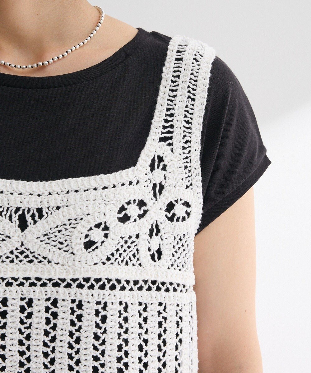 Green Parks SET2点クロシェベスト＋ワンピース 