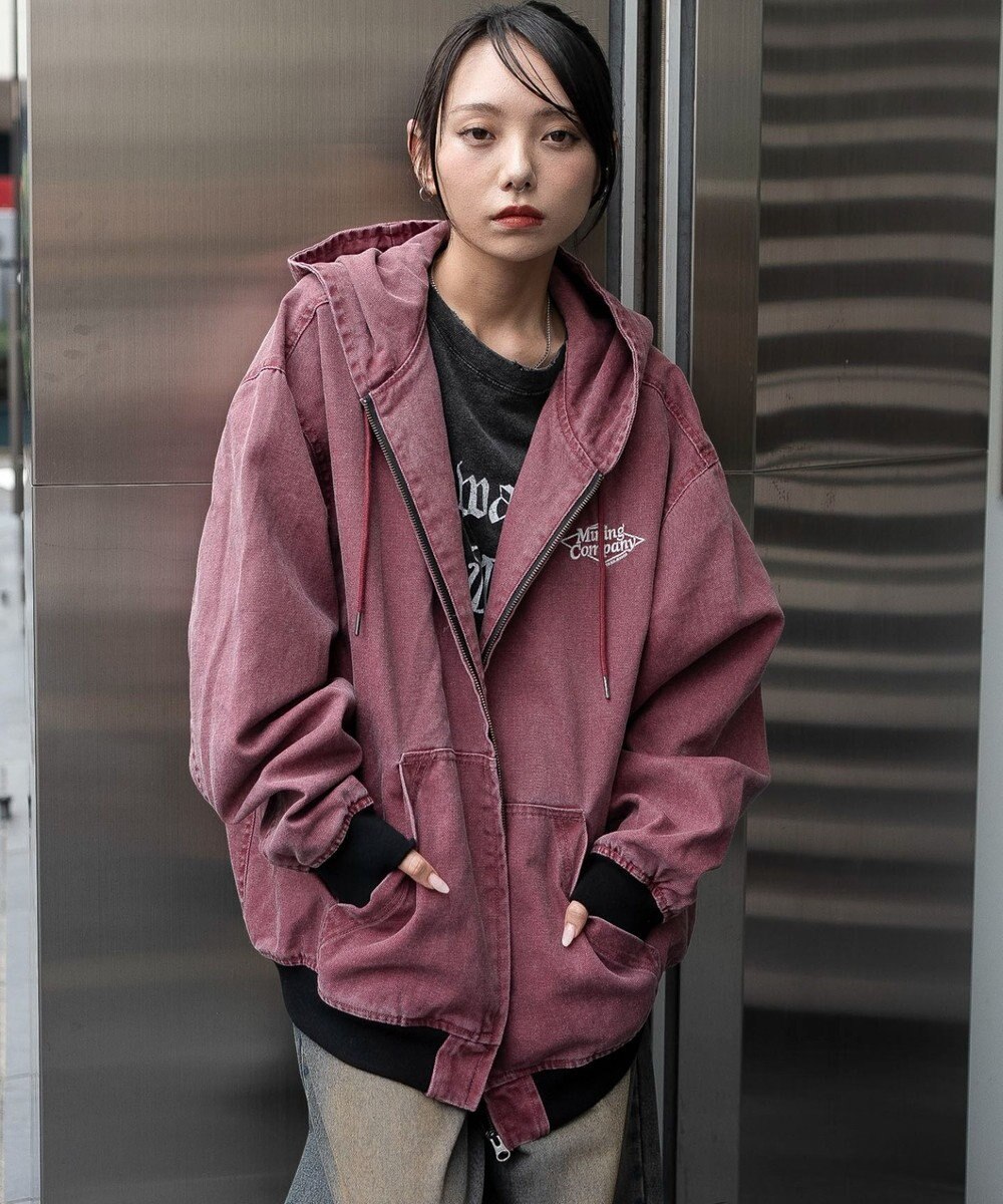 WEGO 【ユニセックス着用ITEM/MLサイズ展開】ワーカーズフードブルゾン 