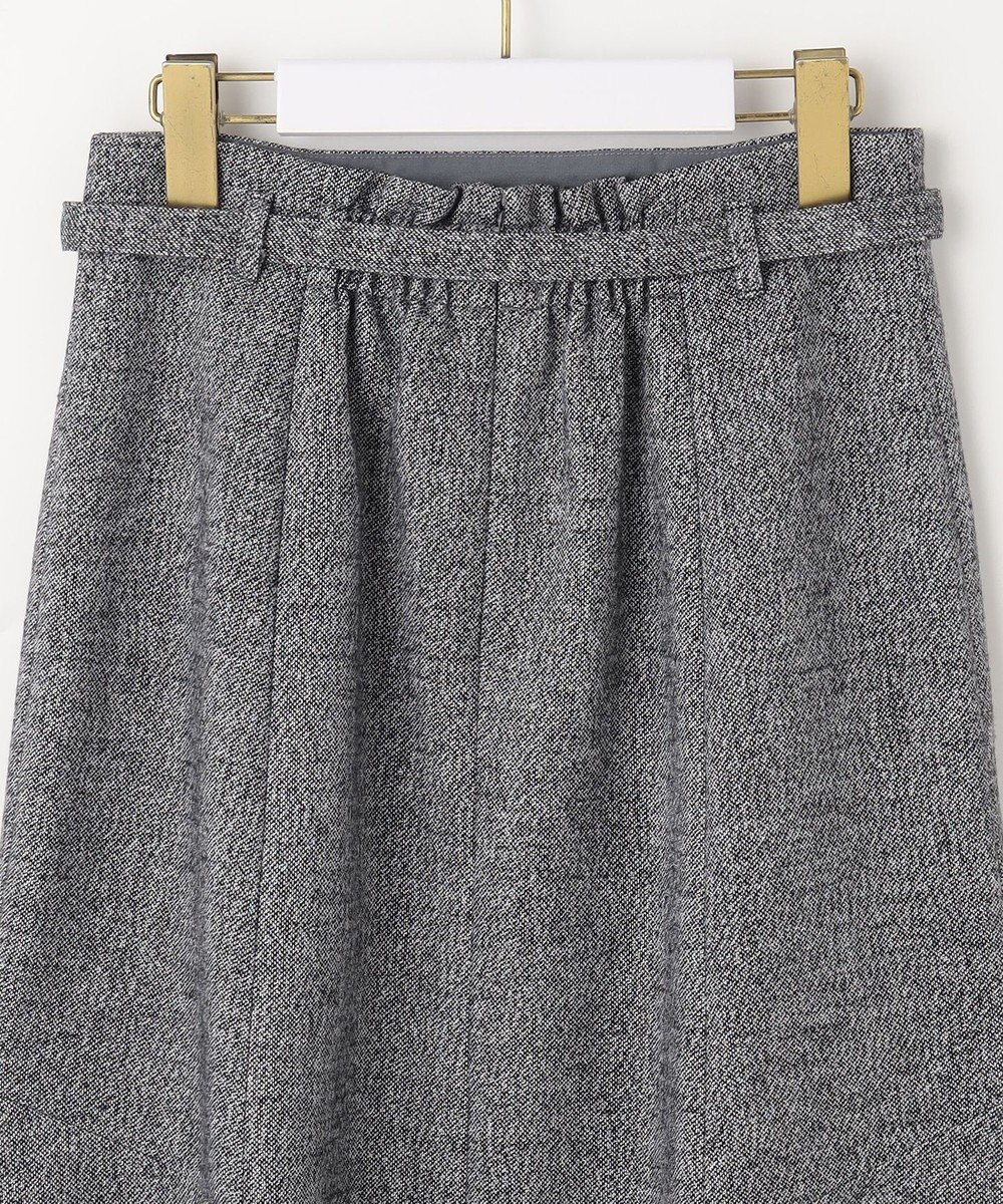 ANY SIS 【洗える】ラメツイードナローフレア スカート 