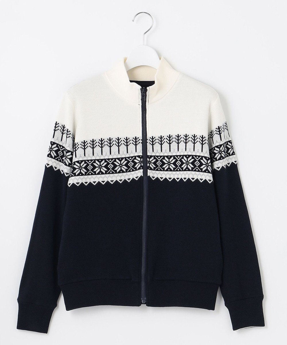 23区GOLF 【WOMEN】【リバーシブル】ノルディック柄　リバーシブル ブルゾン 