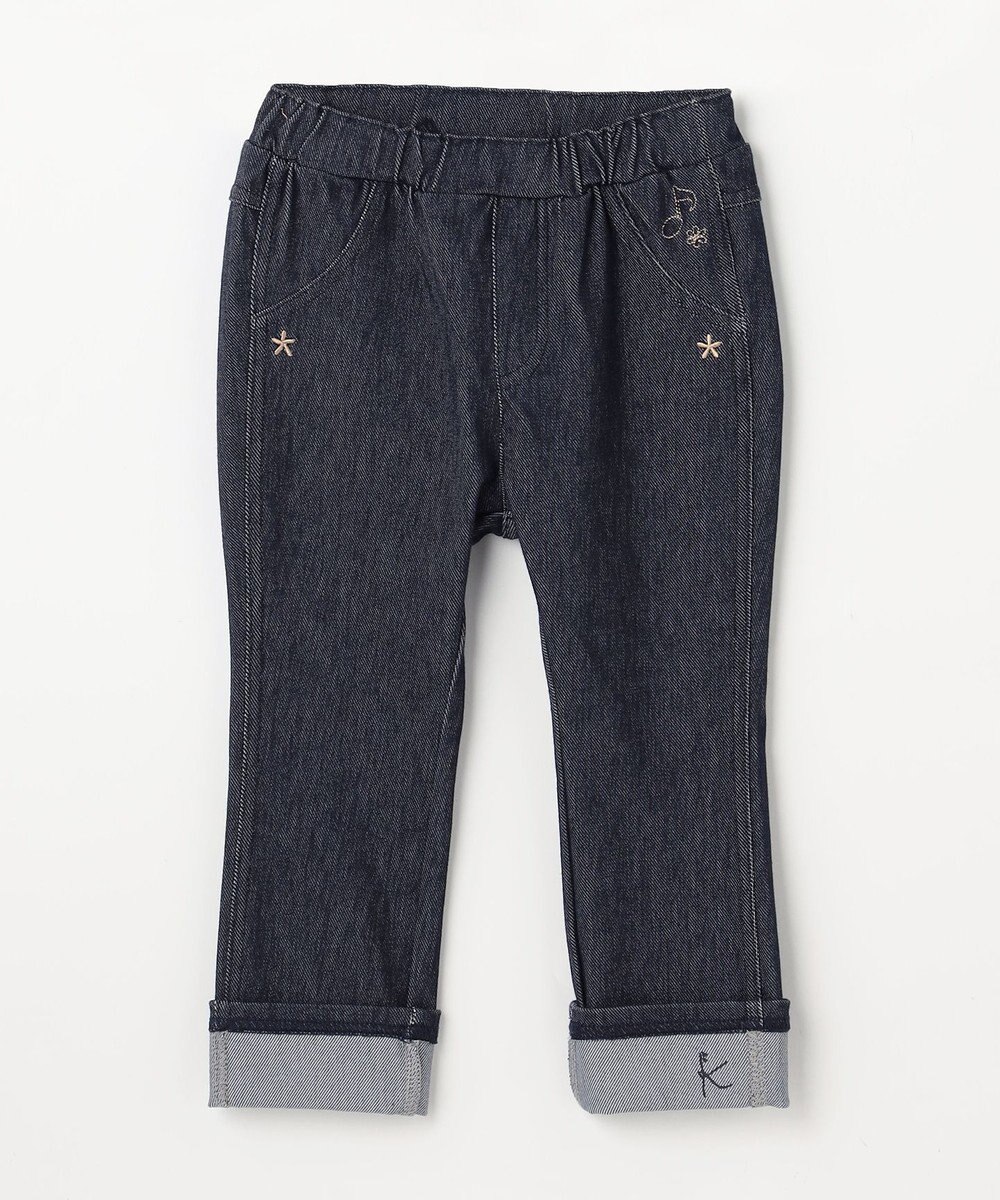 組曲 KIDS 【80-100㎝】シンフォニー デニムニットパンツ 