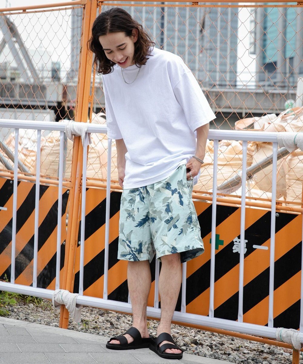 WEGO 【ウエストゴム】パターンナイロンイージーショーツ 