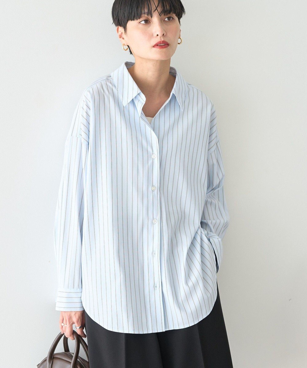 AMERICAN HOLIC 抜け衿スキッパーシャツ 