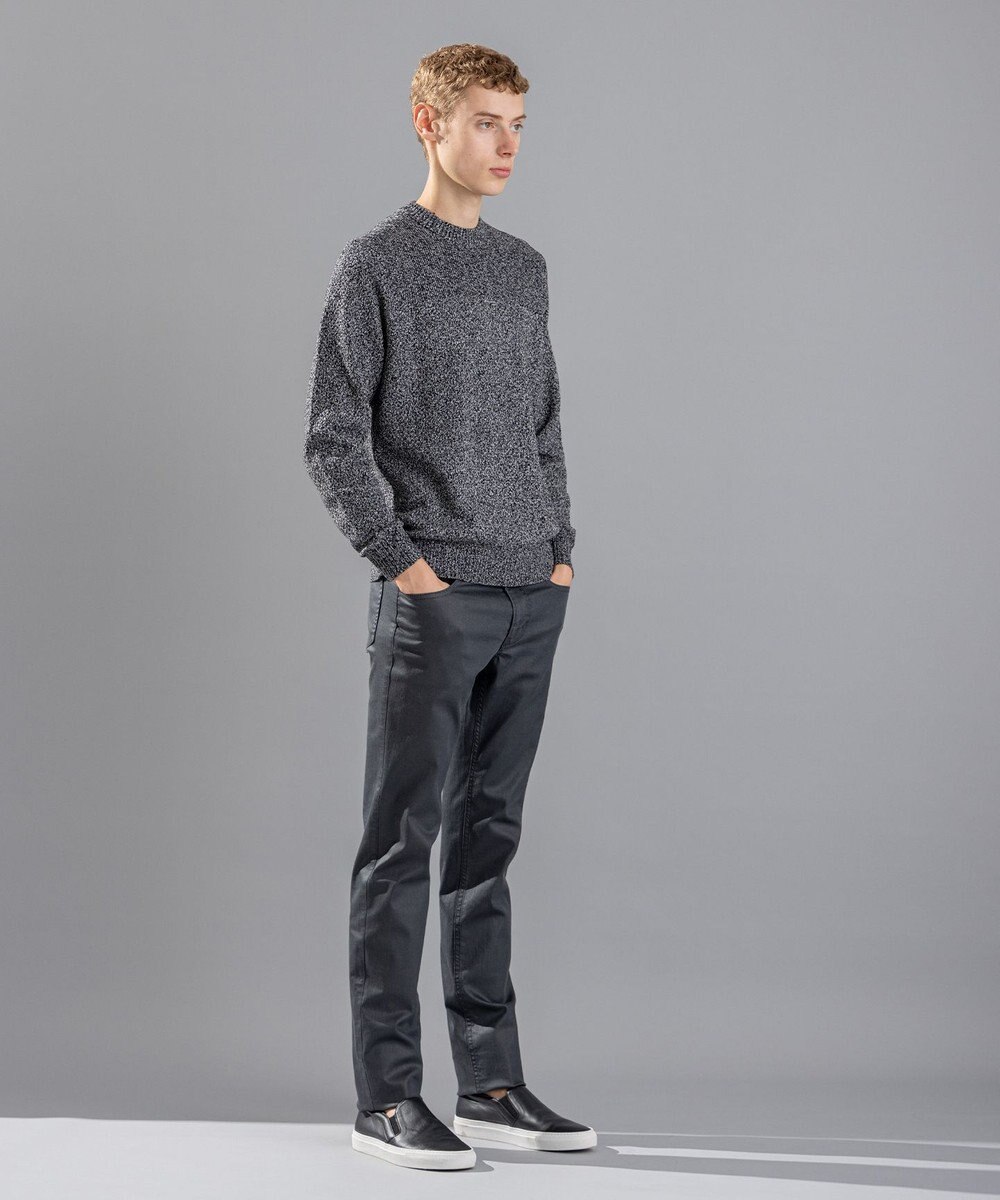 JOSEPH HOMME 【LEON 掲載】シルクバルキーハニカム　クルーネックニット 