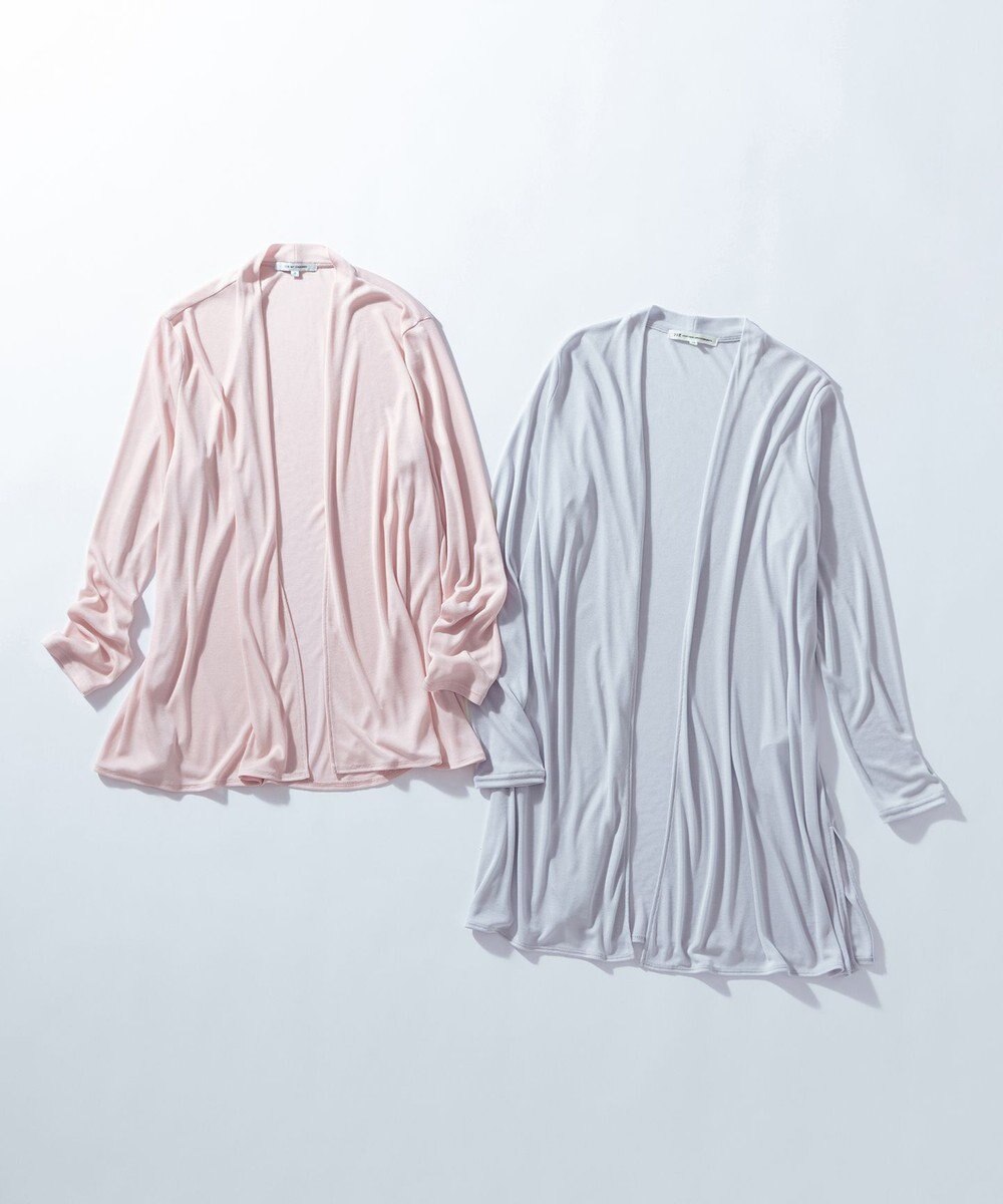 23区 【UVケア/接触冷感】マルチ機能 シアー ロング カーディガン 