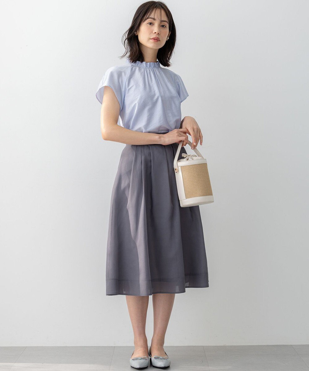 組曲 カラーボイル フレアスカート 