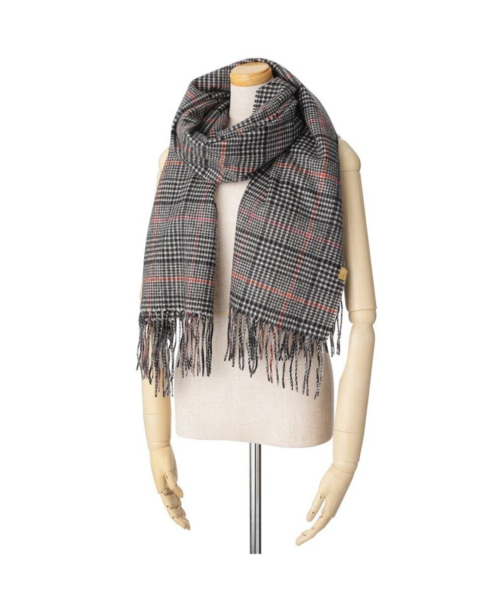 MOONBAT WEB限定【洗える】ミエル (miel) カシミヤ100％ チェックストール 