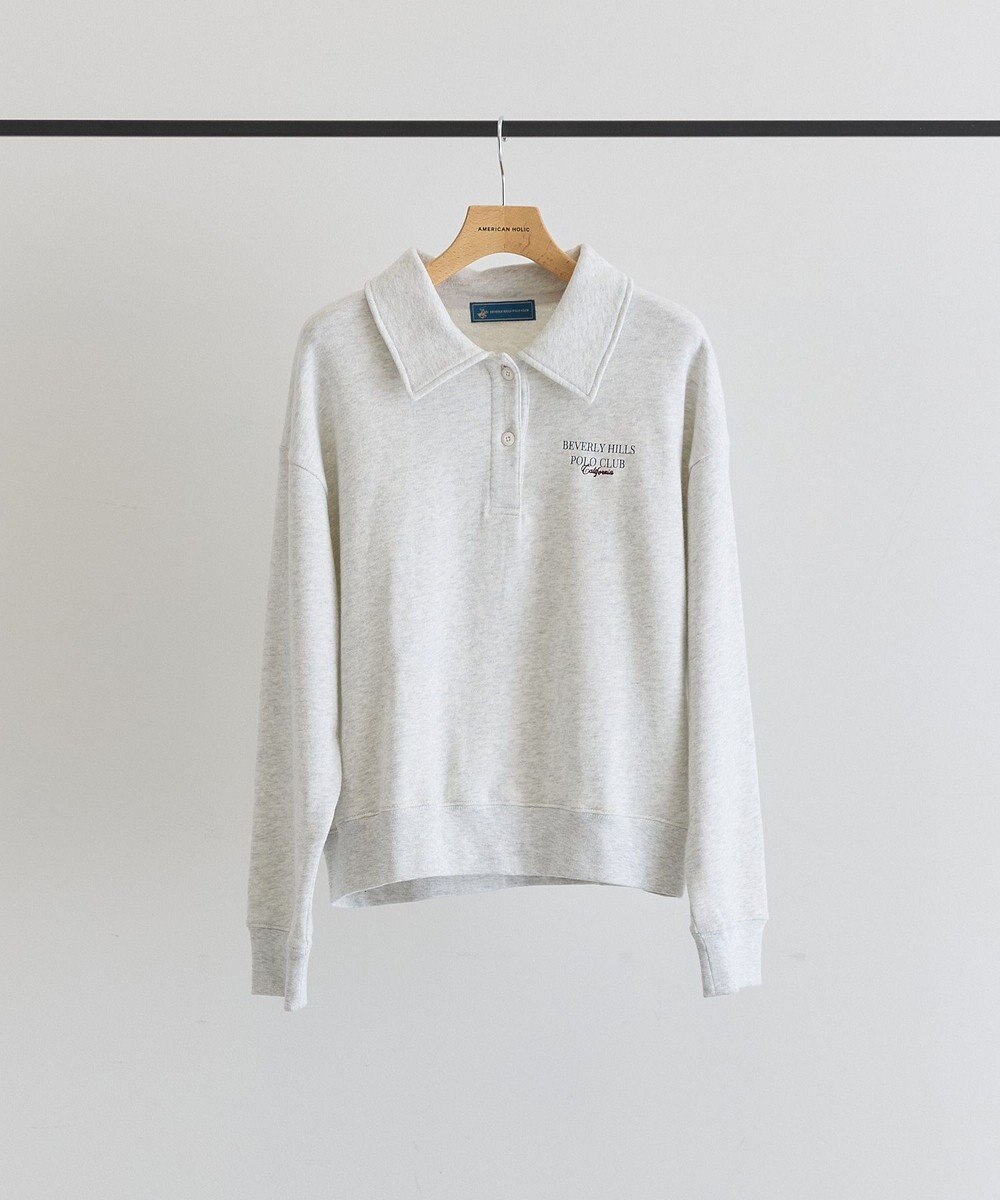 AMERICAN HOLIC 【BEVERLY HILLS POLO CLUB】裏毛ポロスウェット 