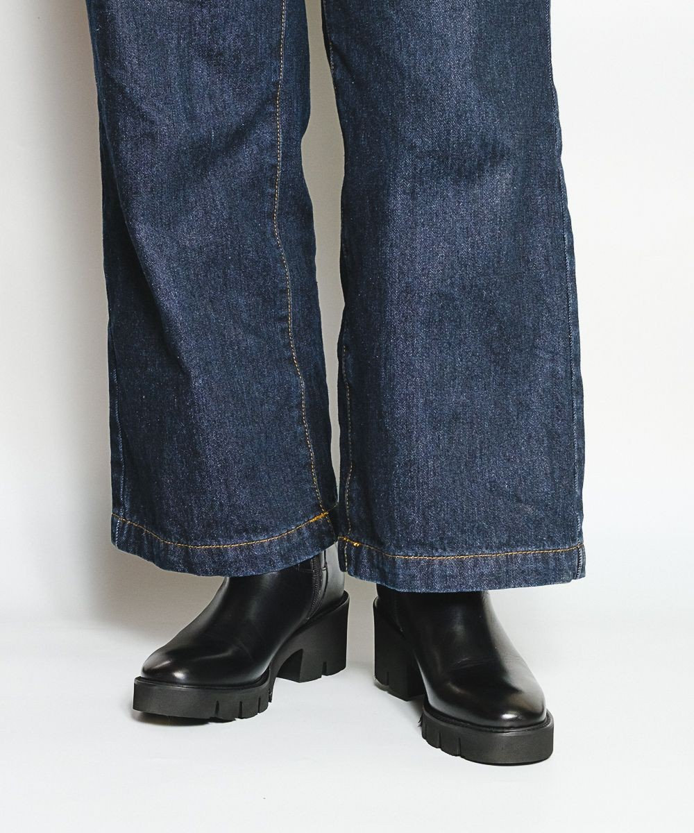 BONTRE 【イタリア製/本革】【LucaGrossi/ルカグロッシ】厚底ストレッチヒールブーツ/K839T-UA 