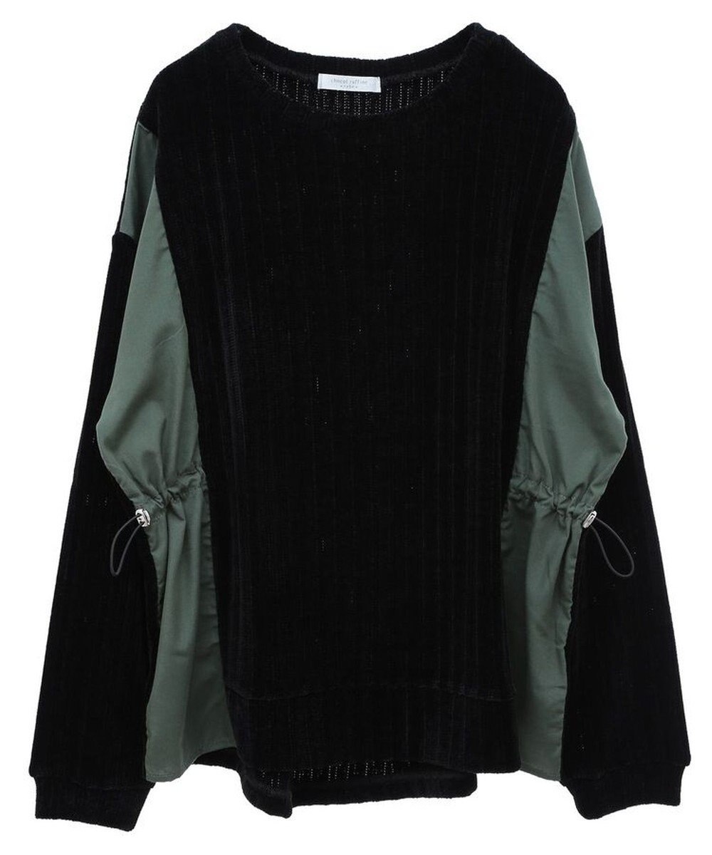 Green Parks ベロアドッキングプルオーバー 