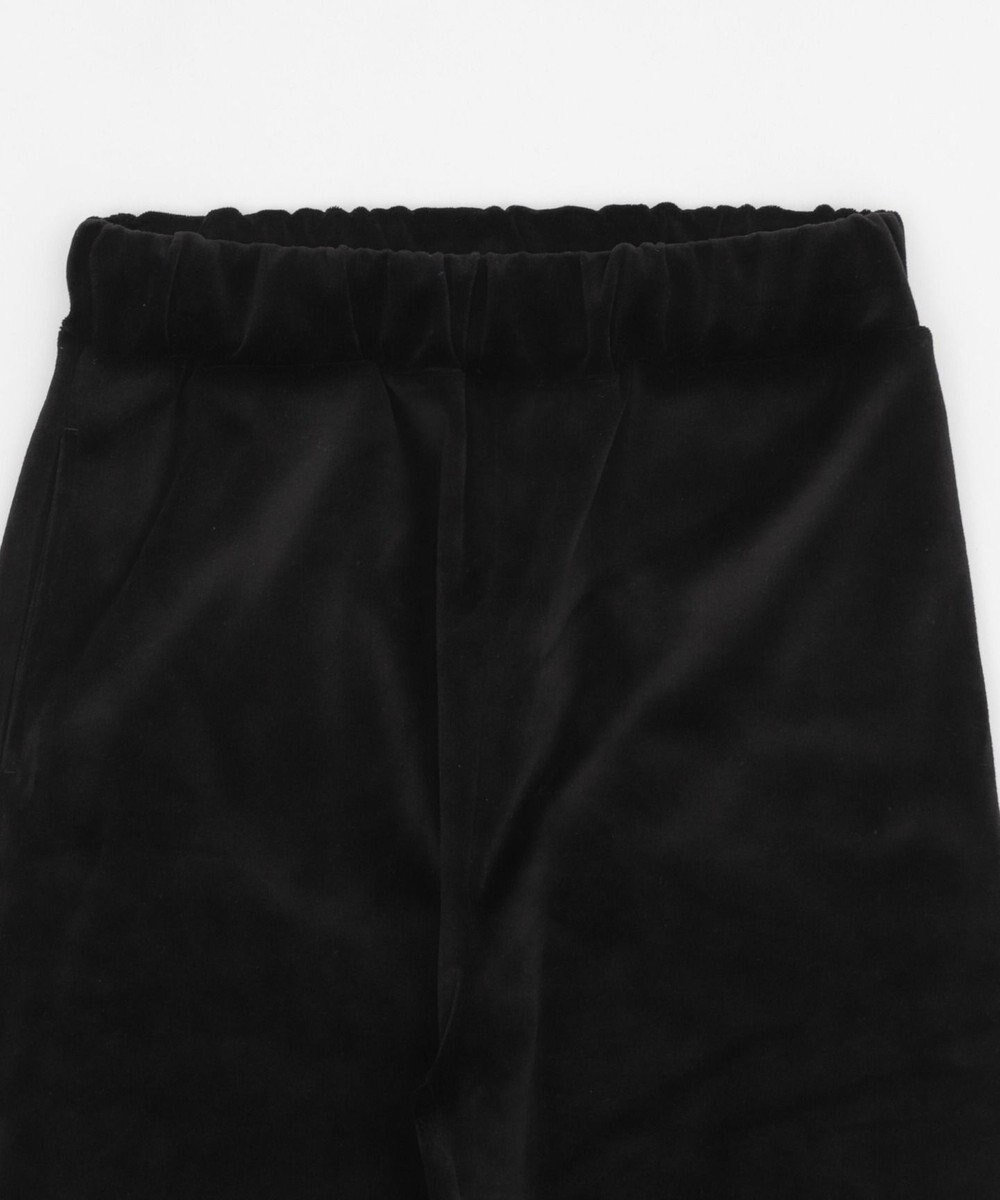 WEGO 【ウエストゴム】ベロアフレアパンツ 