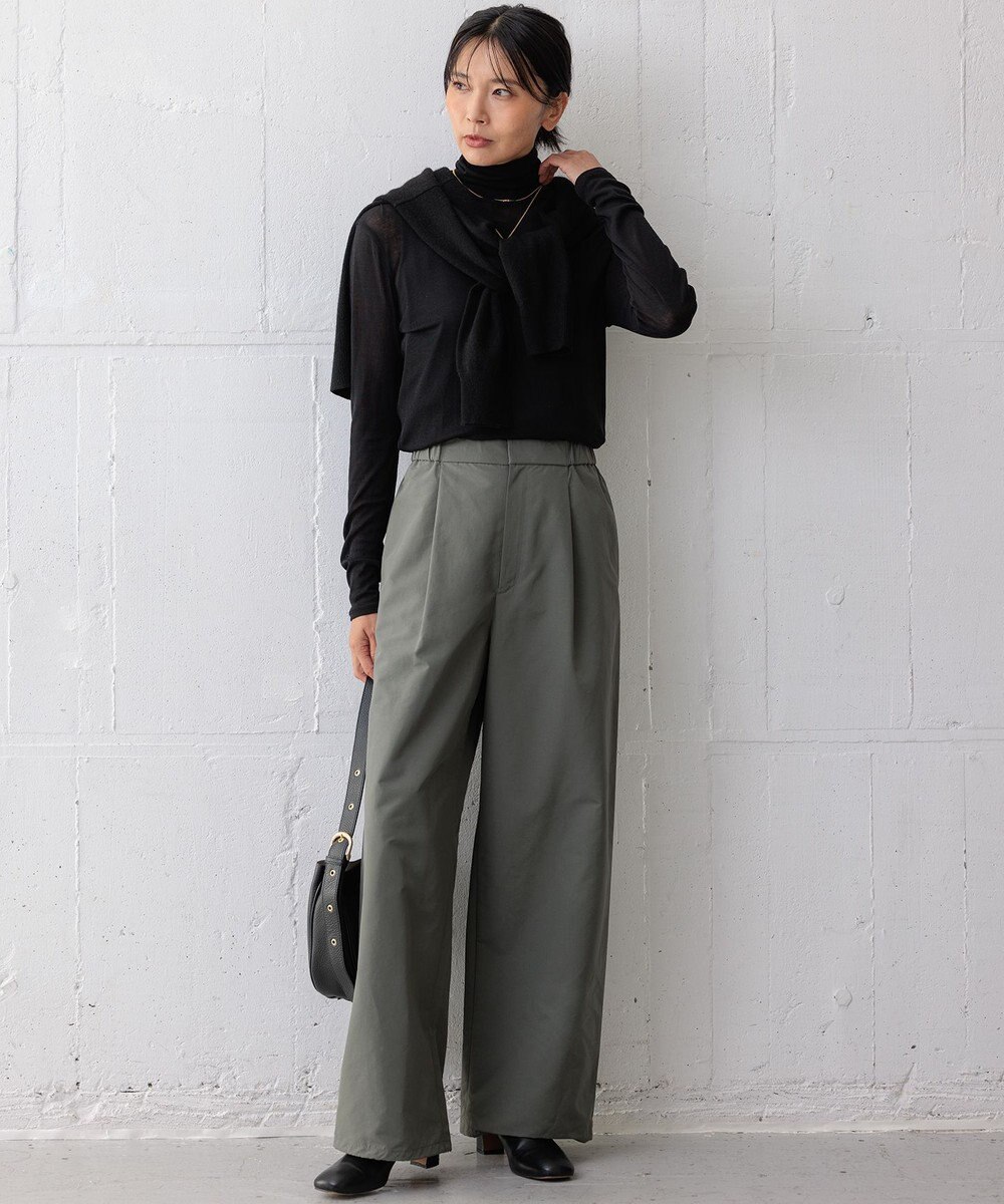 23区 S 【洗える】ハイゲージジャージー シアー カットソー 