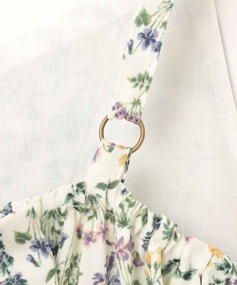 ANY KIDS フラワープリント キャミ ワンピース 