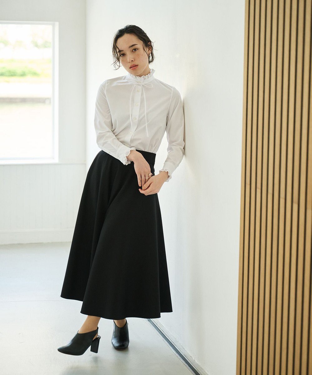 #Newans フリルカラーノーブルブラウス 