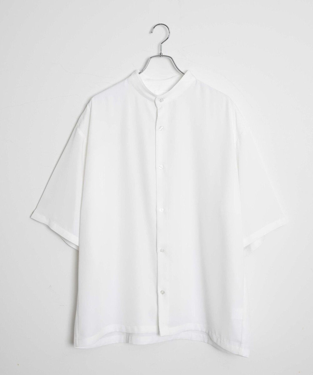 WEGO トロミBIGバンドカラーシャツ（S） 