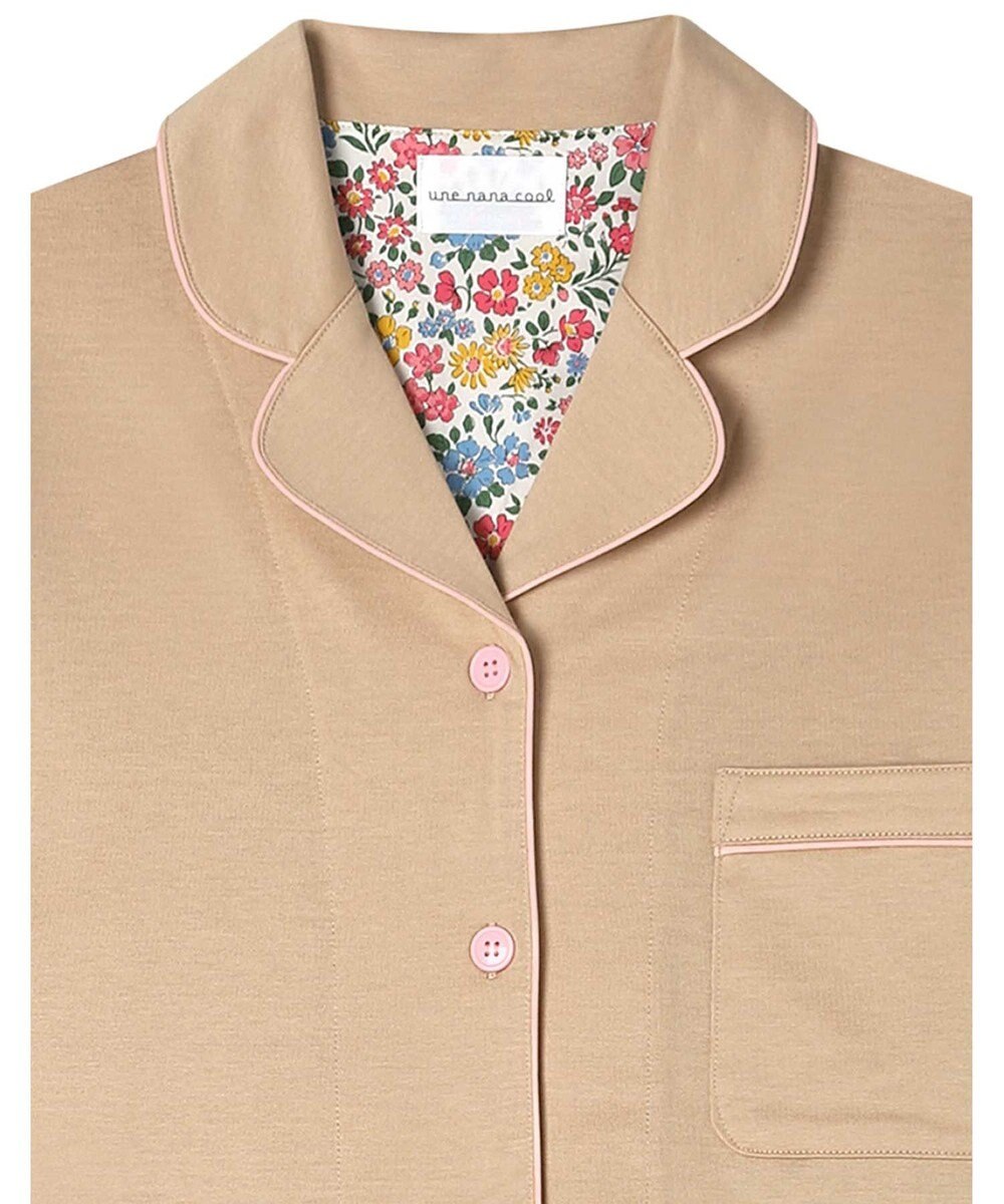 une nana cool 【綿100%】40/2コーマ天竺シルケットパジャマ MADE WITH LIBERTY FABRIC 