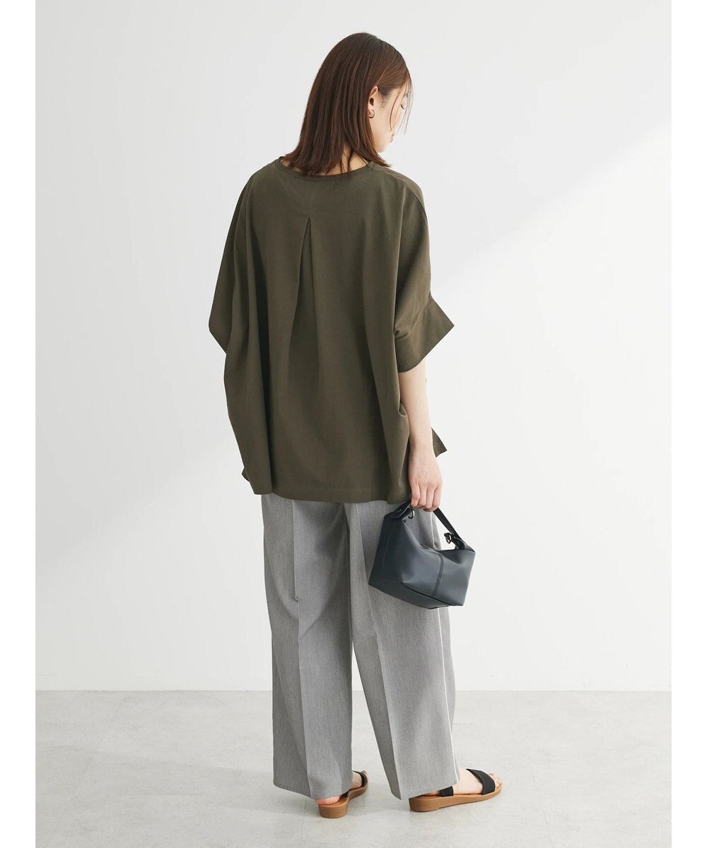 Green Parks 冷っとすずやか　ドルマンカット５分袖プルオーバー 