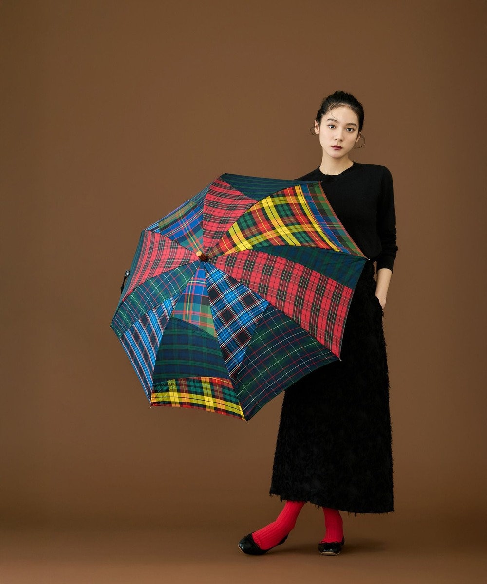 +RING 【限定/日本製】 UNISEX プラスリング 長傘60cm SR434 CHK 