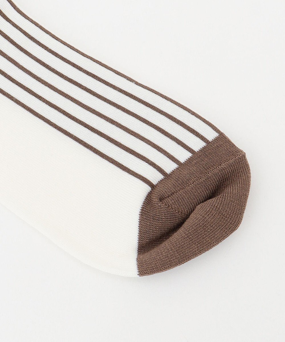 23区GOLF 【23Fondation】【WOMEN】ストライプ ショートソックス 