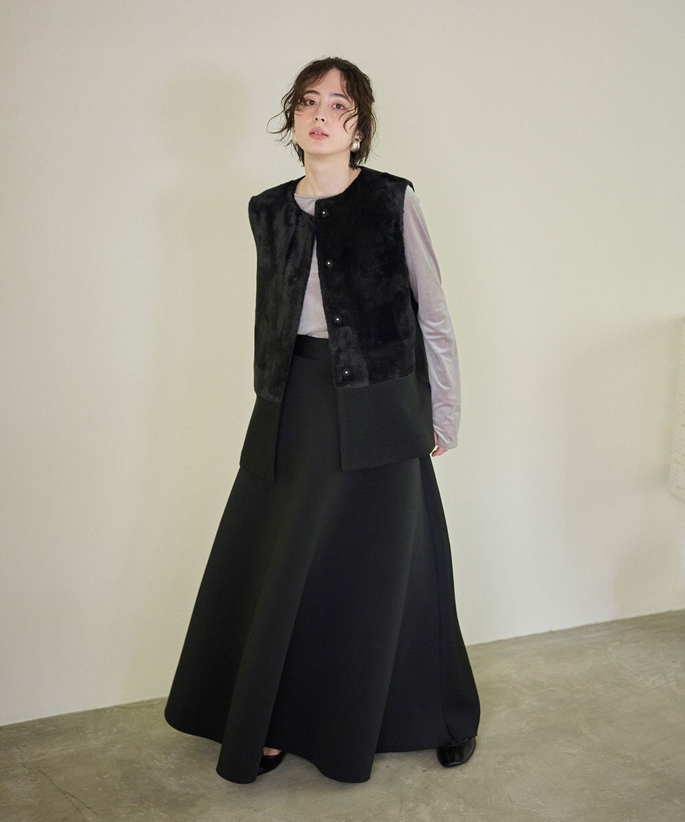 #Newans ペプラムシルエットファージレ 