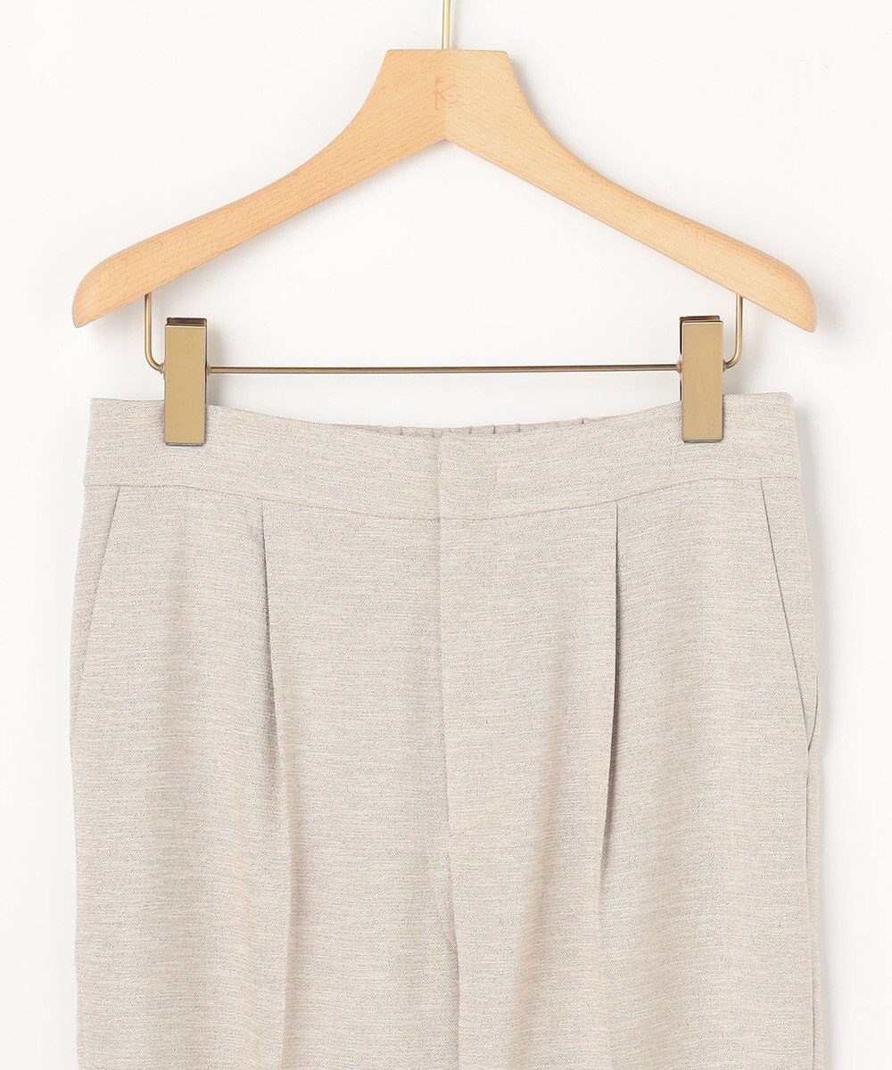 組曲 L 【先行予約】ライトリネンライクテーパード パンツ 