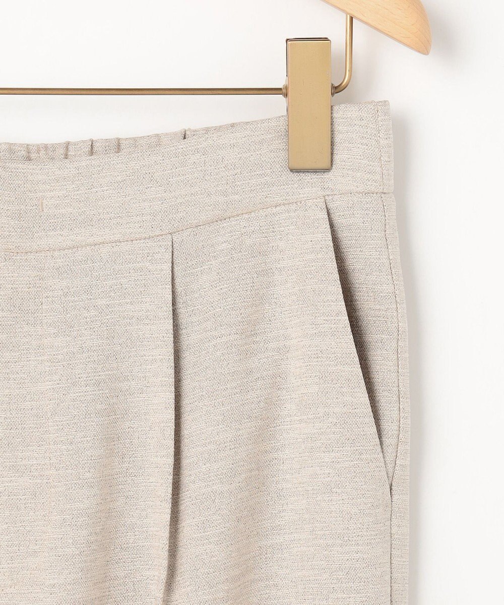 組曲 L 【先行予約】ライトリネンライクテーパード パンツ 