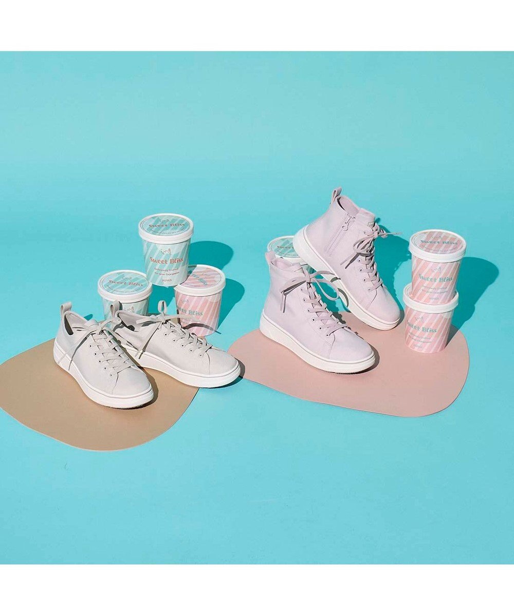 ing <ing>【レイン対応】ハイカット厚底スニーカー 