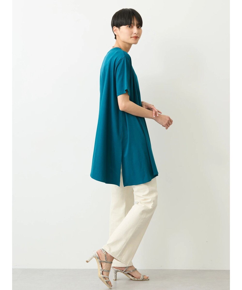 AMERICAN HOLIC キレイｃｏｔｔｏｎ切替ヘムカットチュニック 