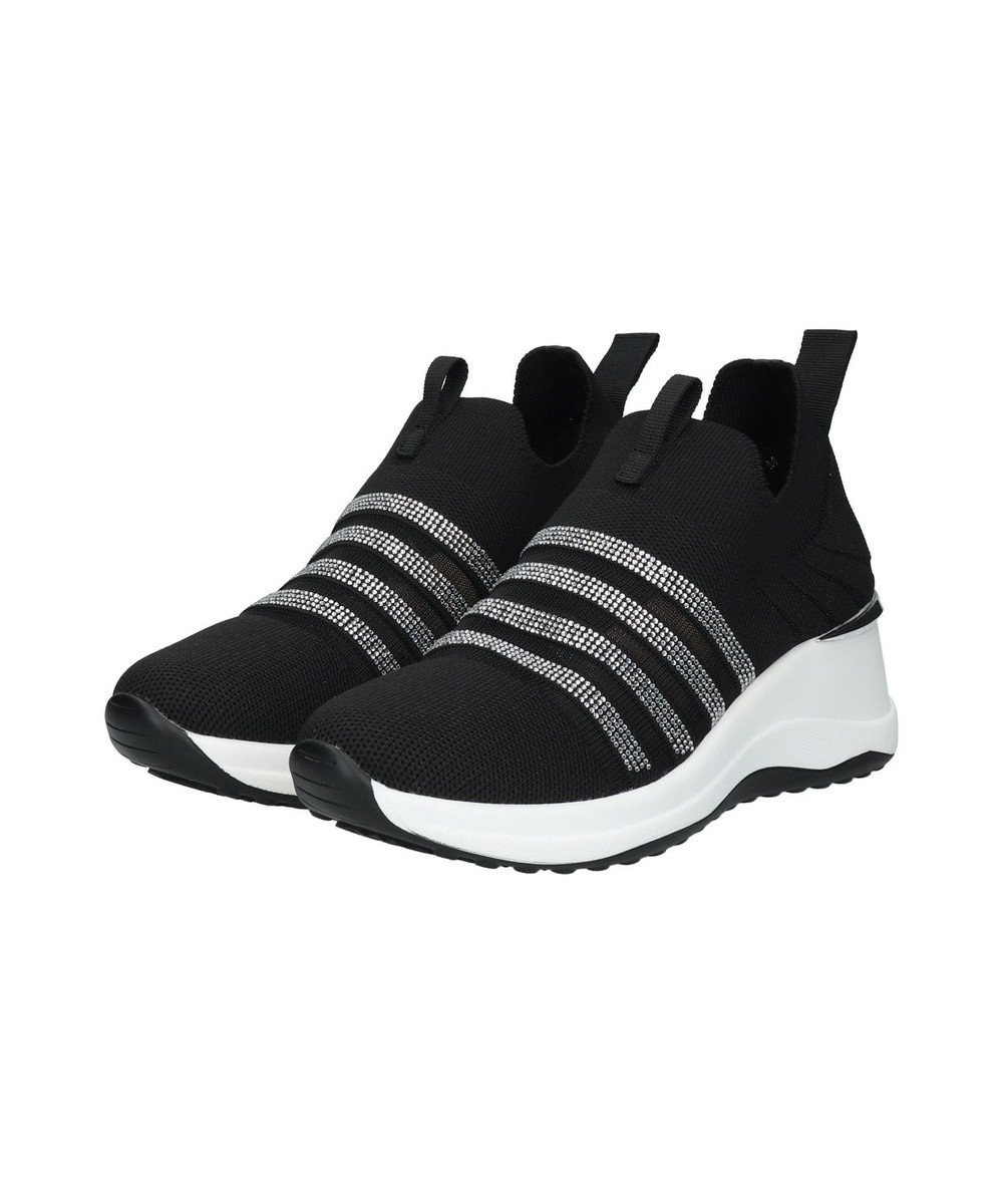 Bridget Birkin 【Bridget Birkin】ビジューニットヒールアップスニーカー 