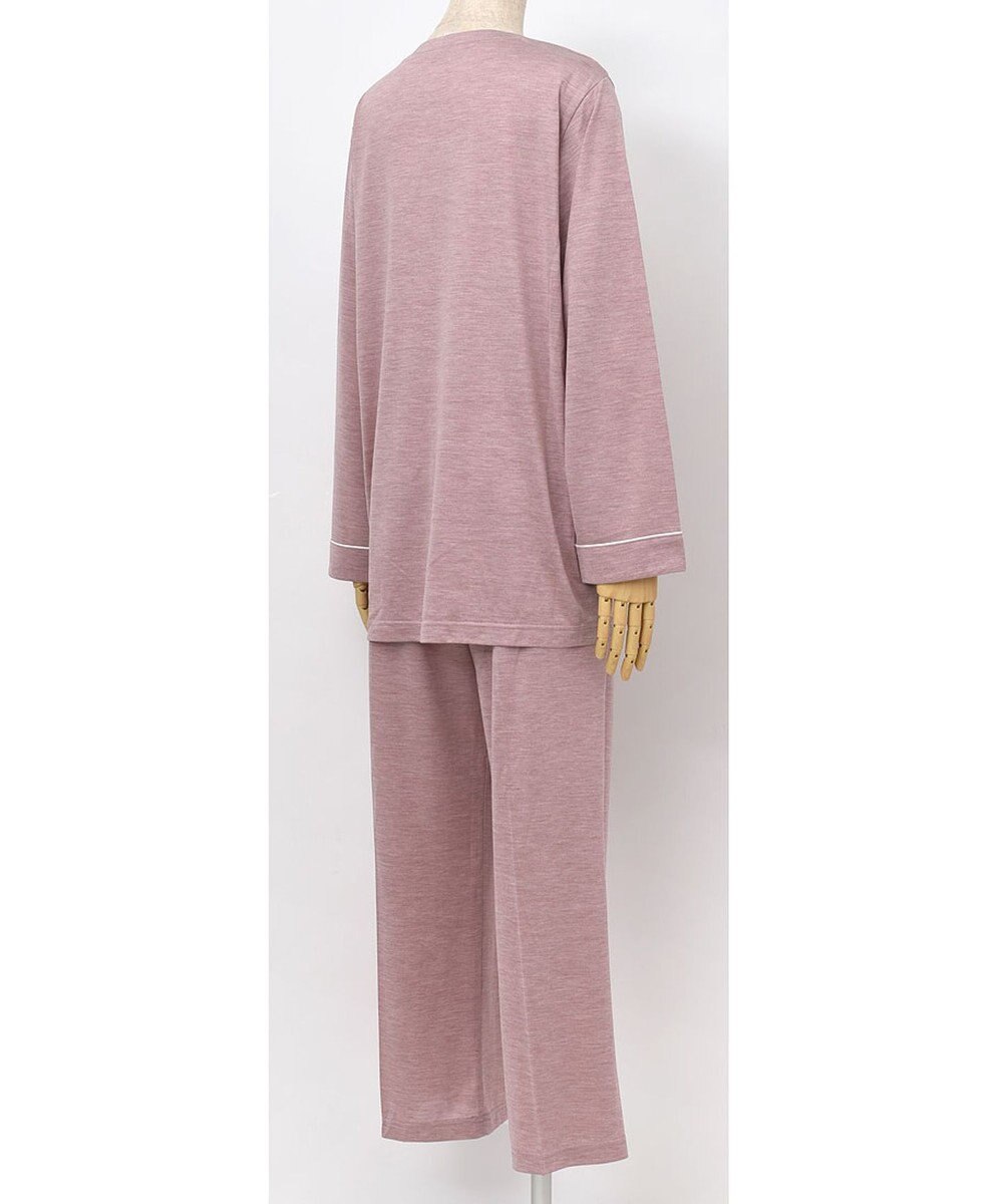 ワコール／睡眠科学 【パジャマ】　長袖　長ズボン　シルク　絹100%　天竺素材　睡眠科学／ワコール　YDX546 