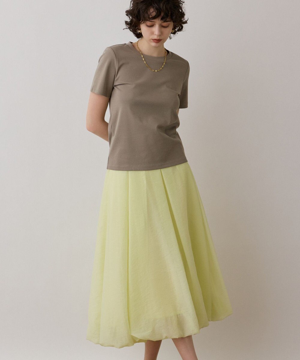 GRACE CONTINENTAL バルーンシアースカート 