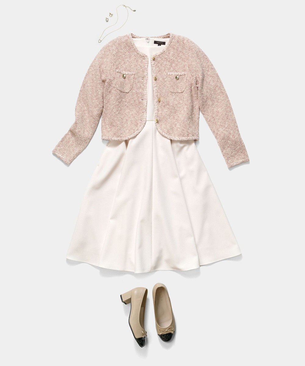 TOCCA 【新色登場】【00サイズあり・消臭】【宮本茉由さん着用】SWEET TEA TIME ドレス 