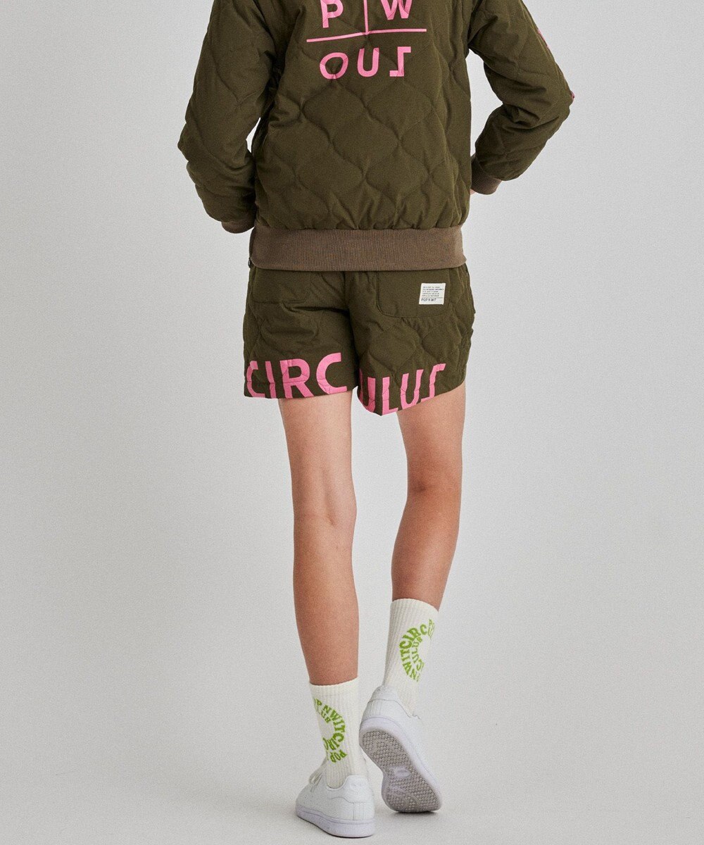 PW CIRCULUS 【WOMEN】ひょうたんキルティング中綿ショートパンツ 