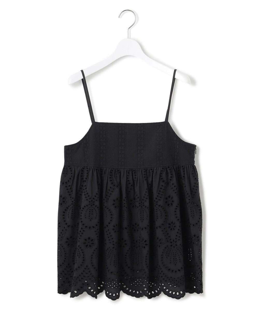 23区 【洗える】コットンエンブロイダリー キャミソール 