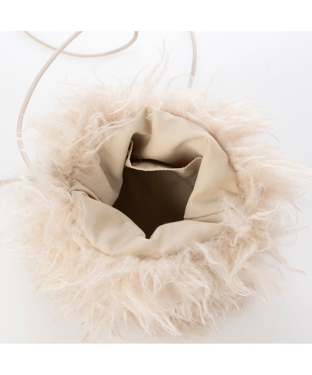 UNBILLION カシュカシュ cachecache / ウェーブファー巾着ショルダー 