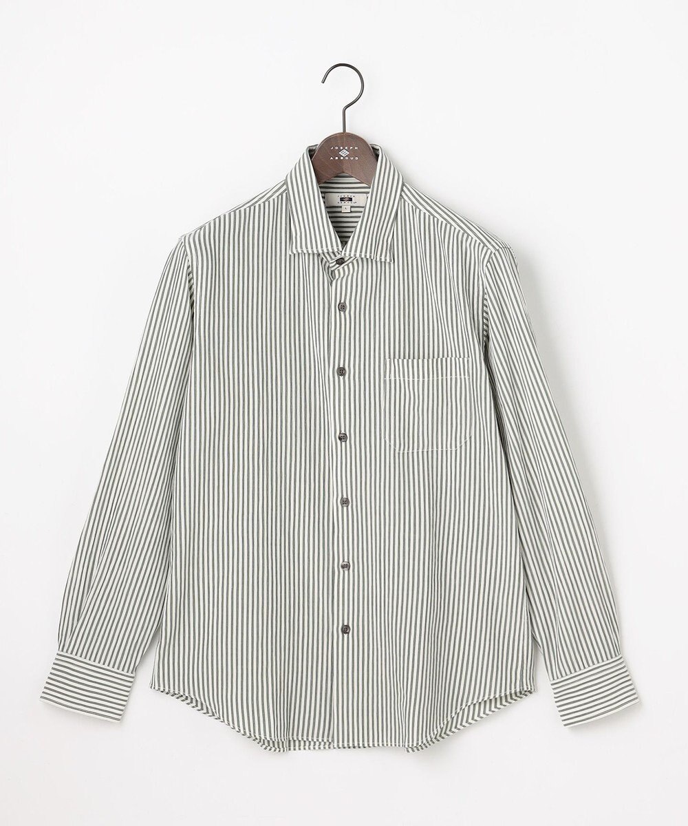 JOSEPH ABBOUD 【イージーケア・JAPANファブリック】ブロックストライプ シャツ 