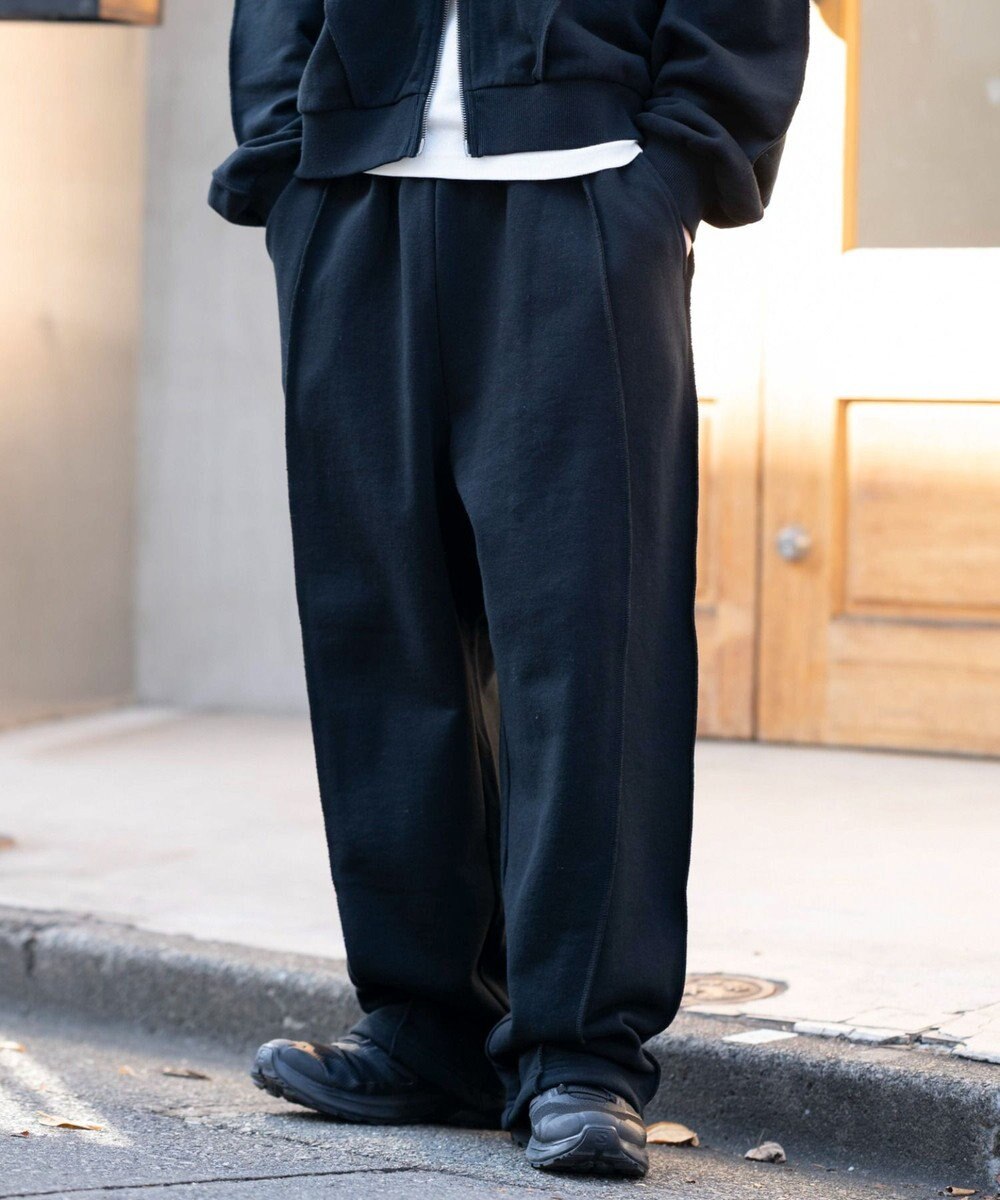 WEGO 【ユニセックス着用ITEM/ウエストゴム】スウィッチングスウェットパンツ 