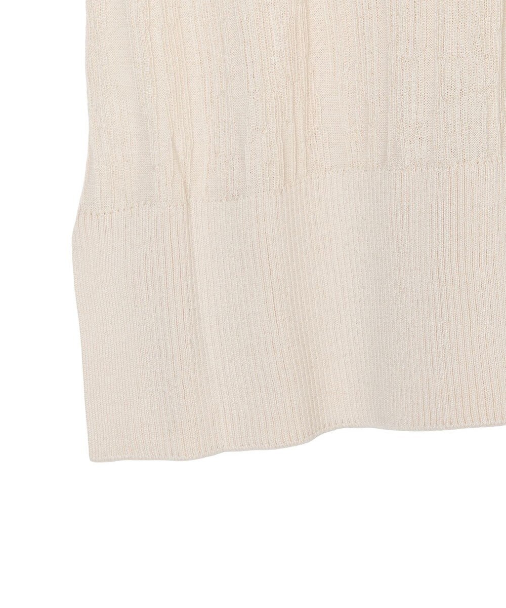 JOSEPH クリンクルリブ　Vネックニット 