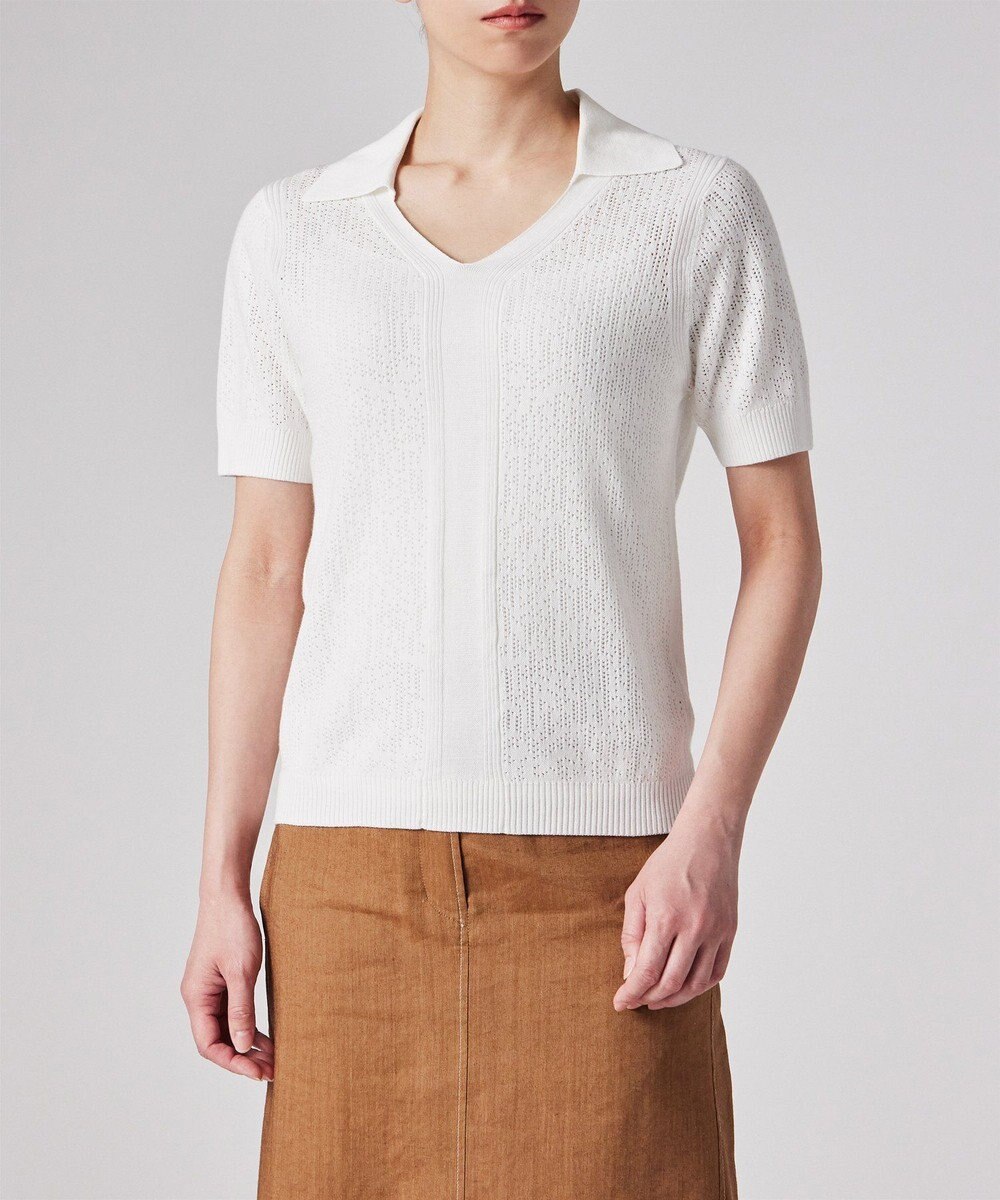 Paul Smith 【洗える】アイレット スキッパー ニット 