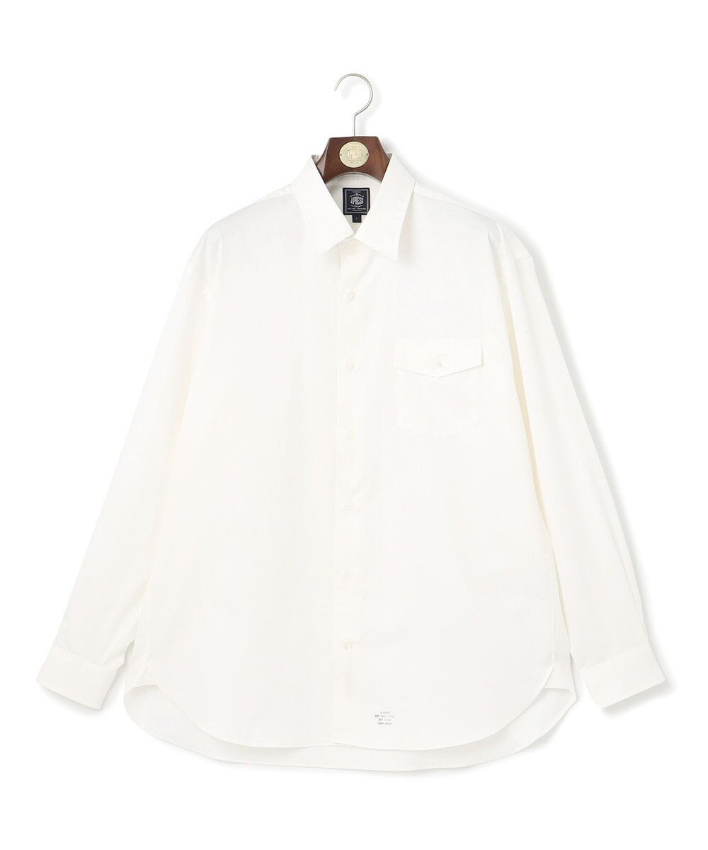 J.PRESS MEN 【J.PRESS ORIGINALS】Finx Cotton Twill Baggy Fit Shirt 