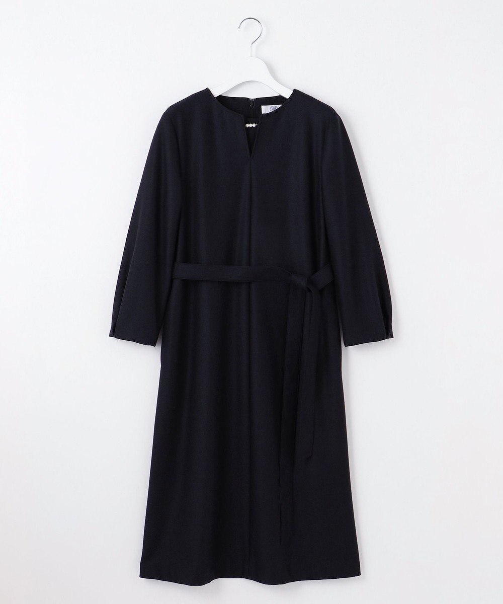 J.PRESS LADIES S 【セットアップ対応】コンパクトジャージー ワンピース 